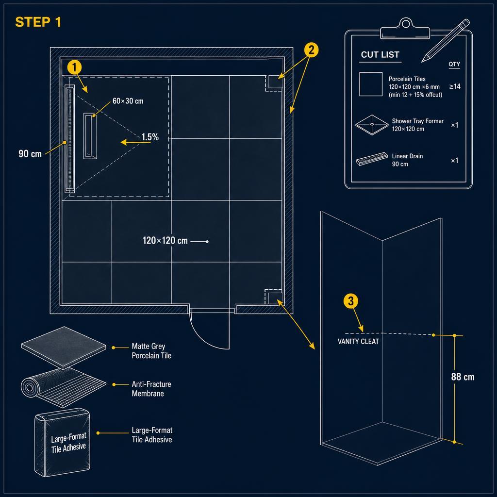 LAYOUT, CUT LIST & MATERIALS CHECK