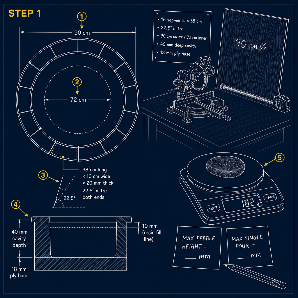 PLAN, MEASURE AND SET UP