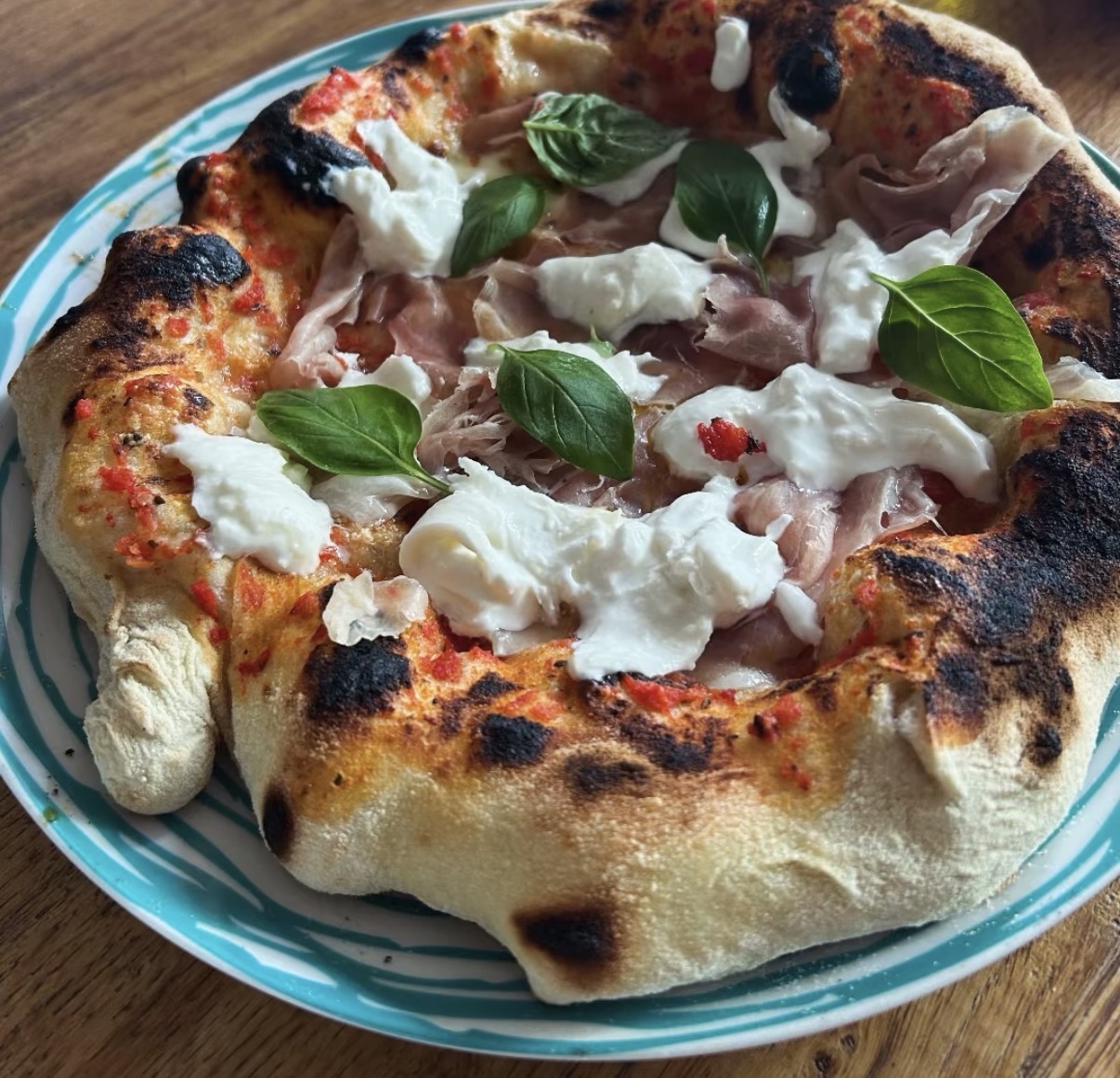 Neapolitan pizza with poolish - 100%