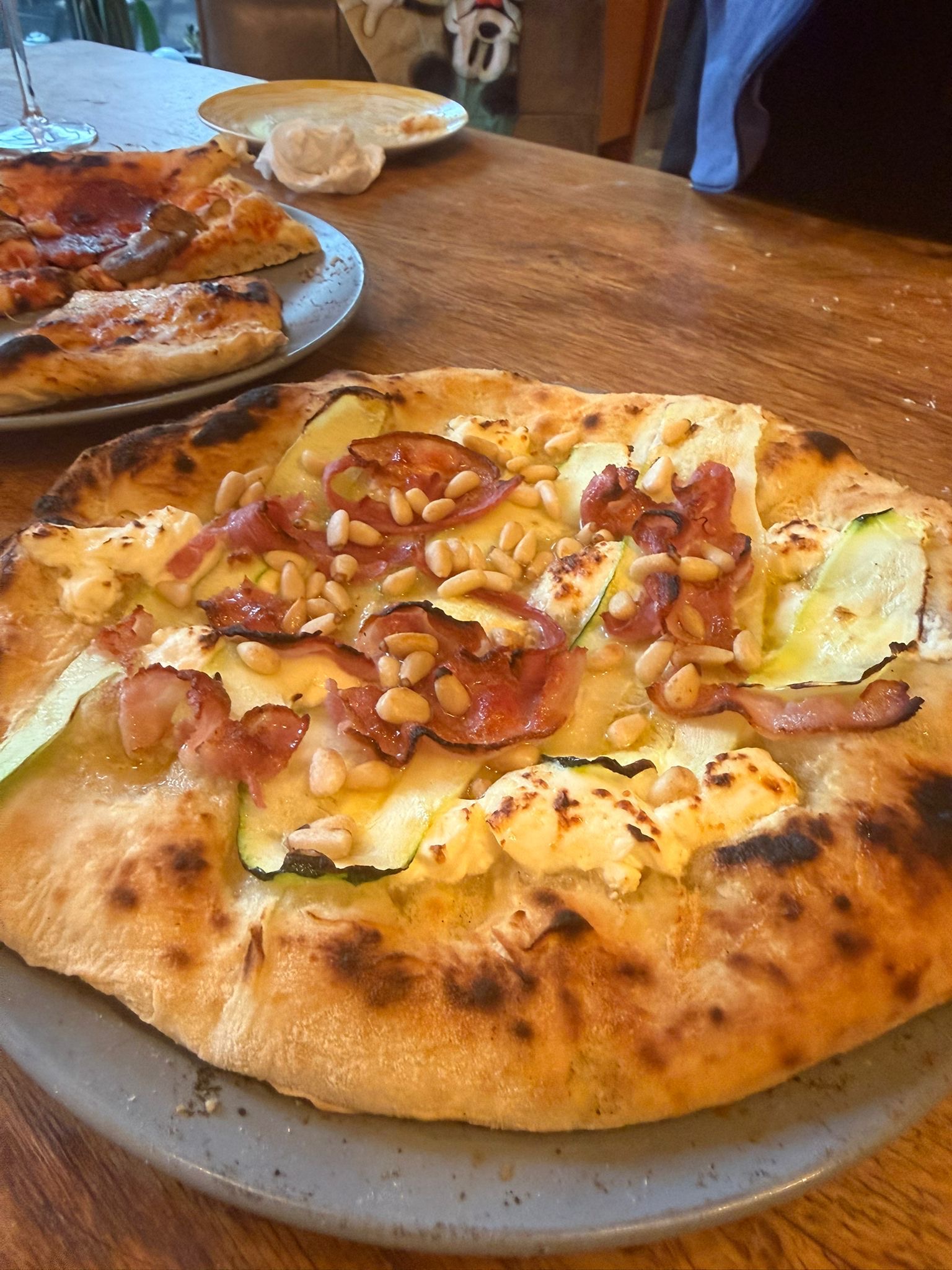 Neapolitan pizza with poolish. 
Experiment number 3