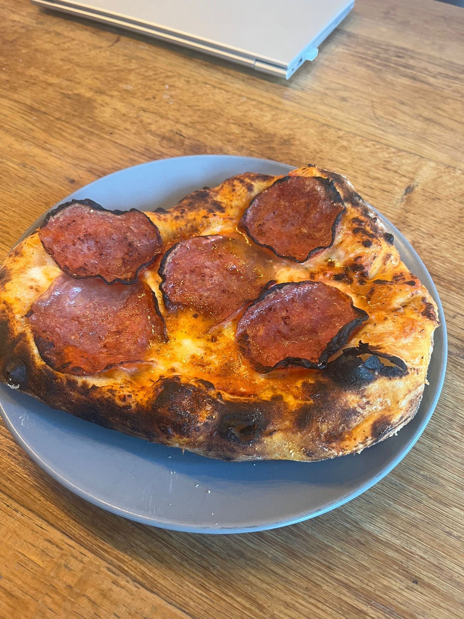 Neapolitan pizza with poolish. 
Experiment number 3