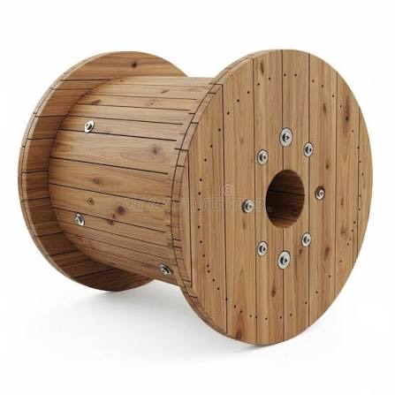 Wooden cable reel