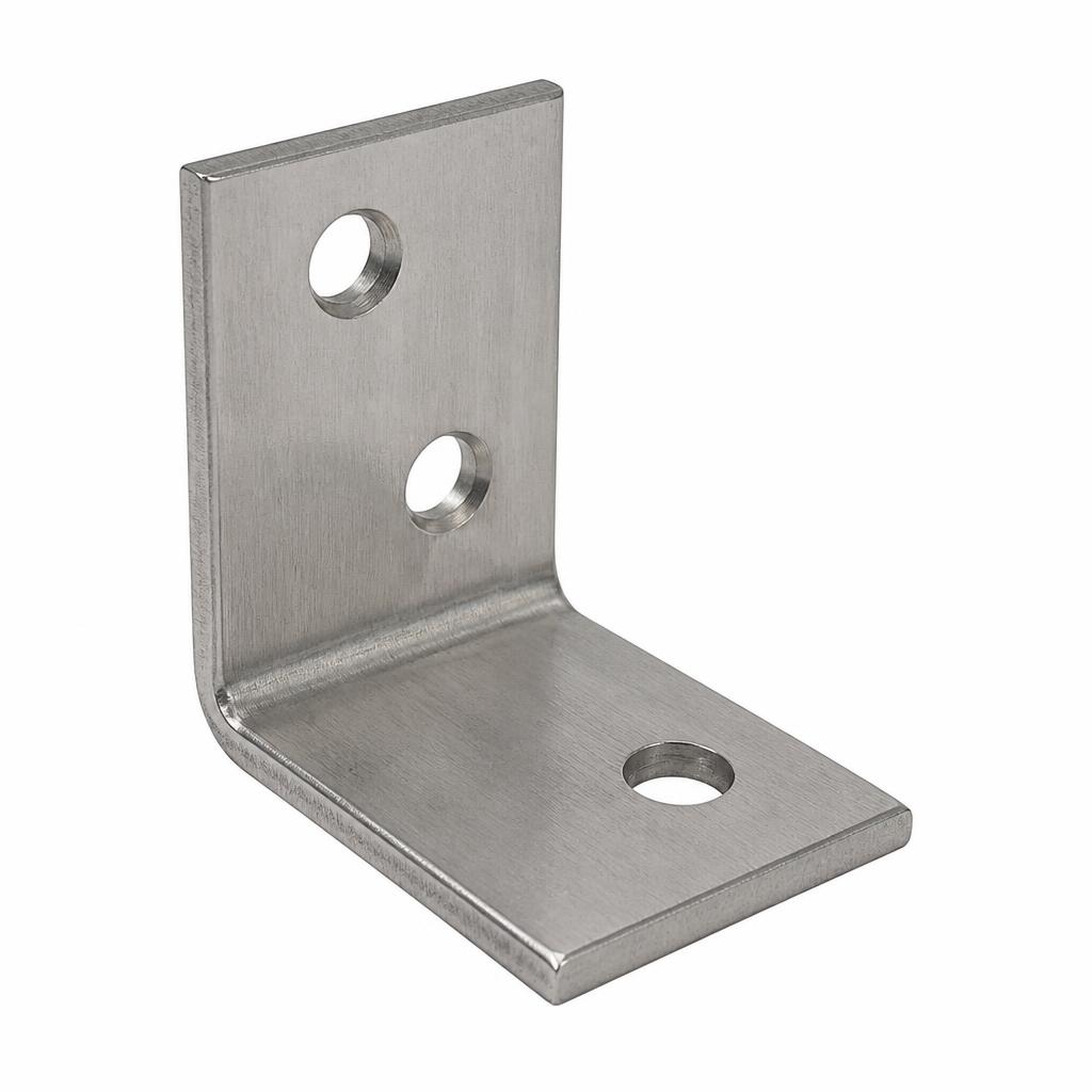 Stainless angle brackets 40 × 40 mm