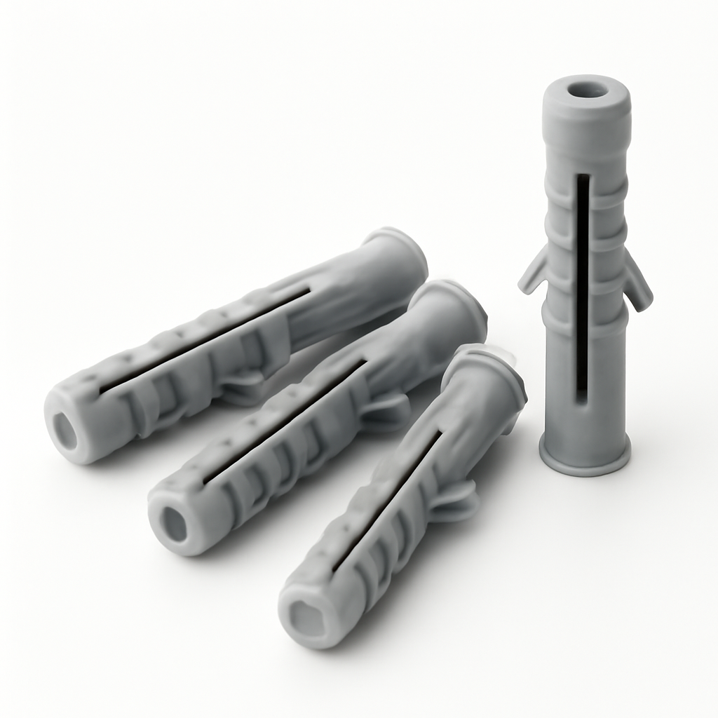 Wall plugs and screws (backup bottom fixings)