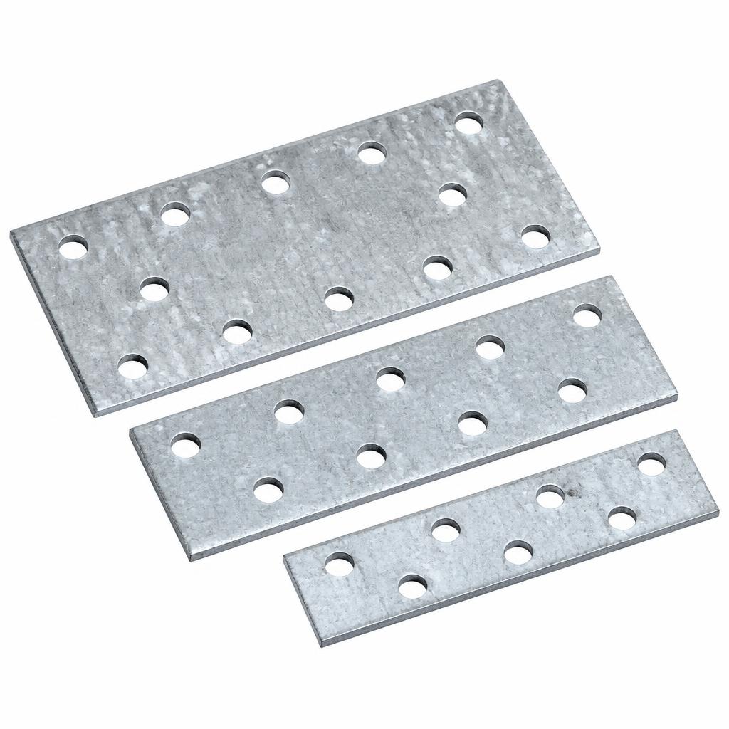 Galvanised mending plates
