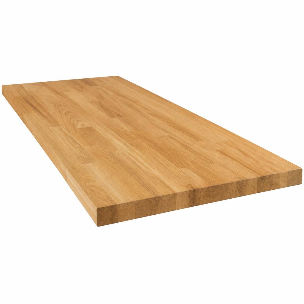 Solid oak butcher-block worktop 40 mm