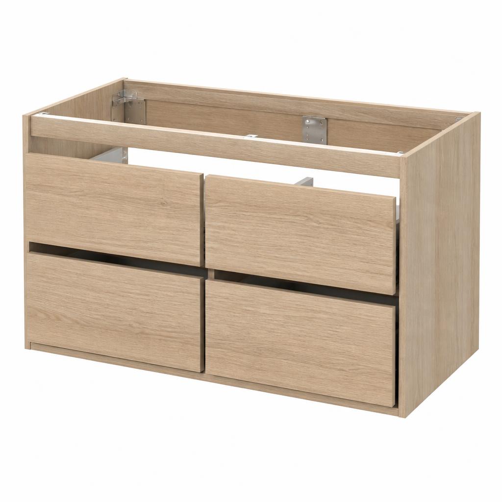Floating vanity carcass