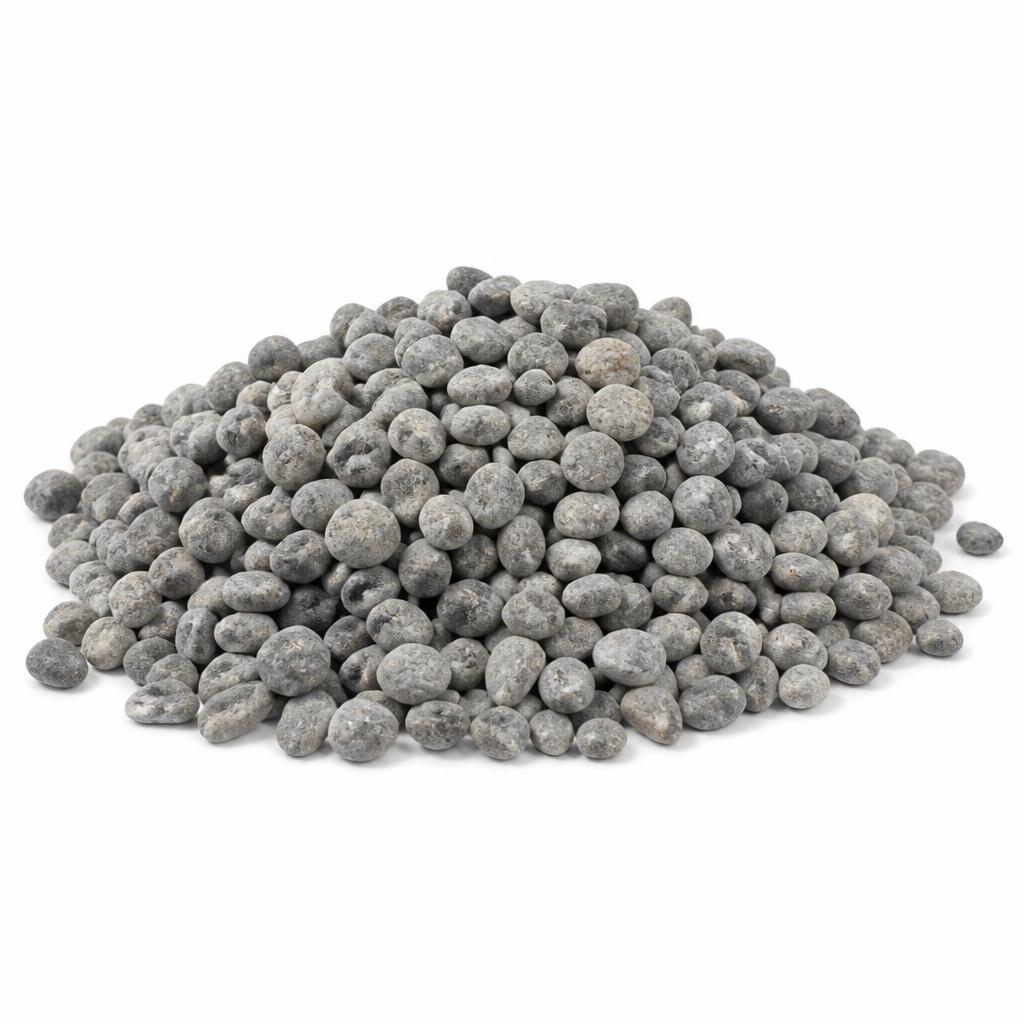 Grey pebble gravel