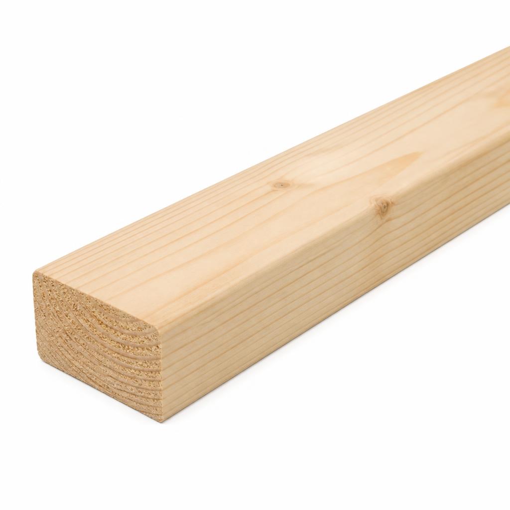 Pine rail timber 45 x 95 mm