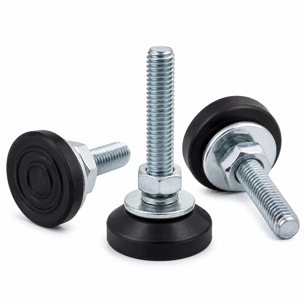 Adjustable levelling feet M10, 25–60 mm