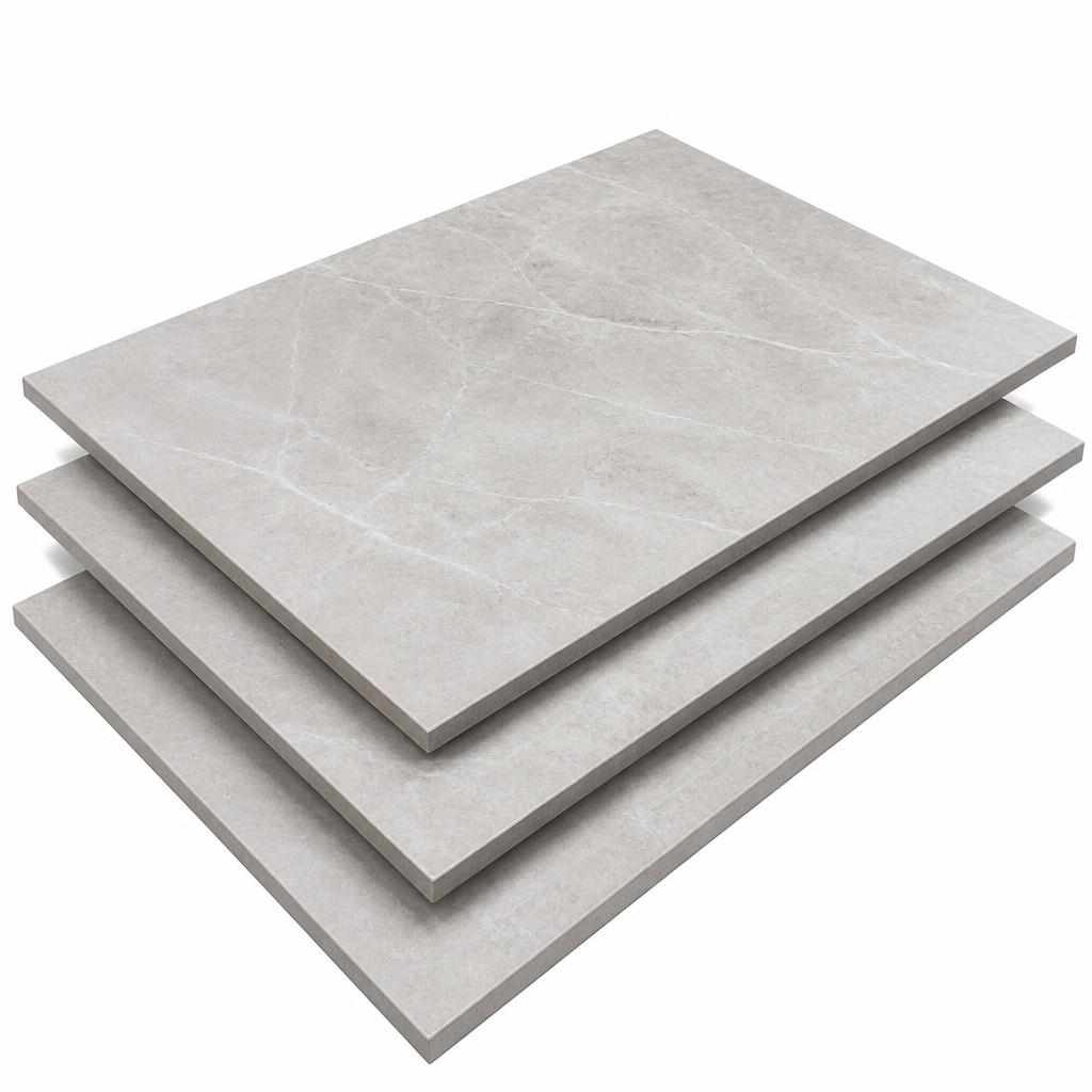 Large-format porcelain tiles