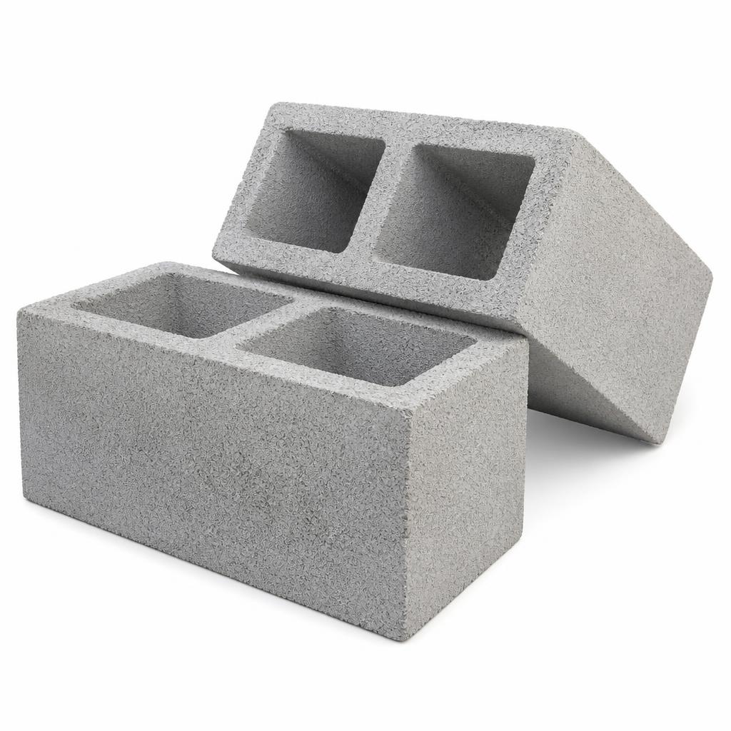 Hollow concrete blocks