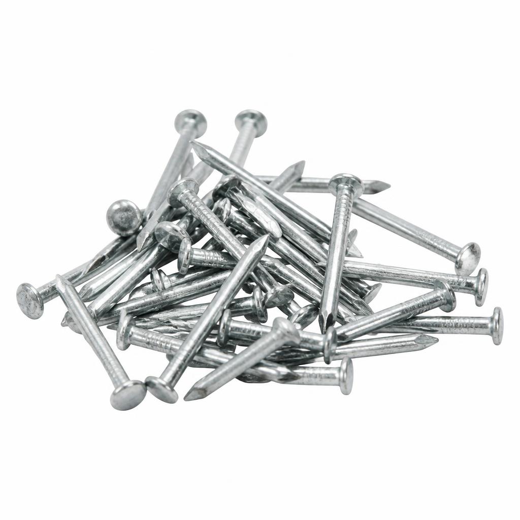 Galvanised clout nails