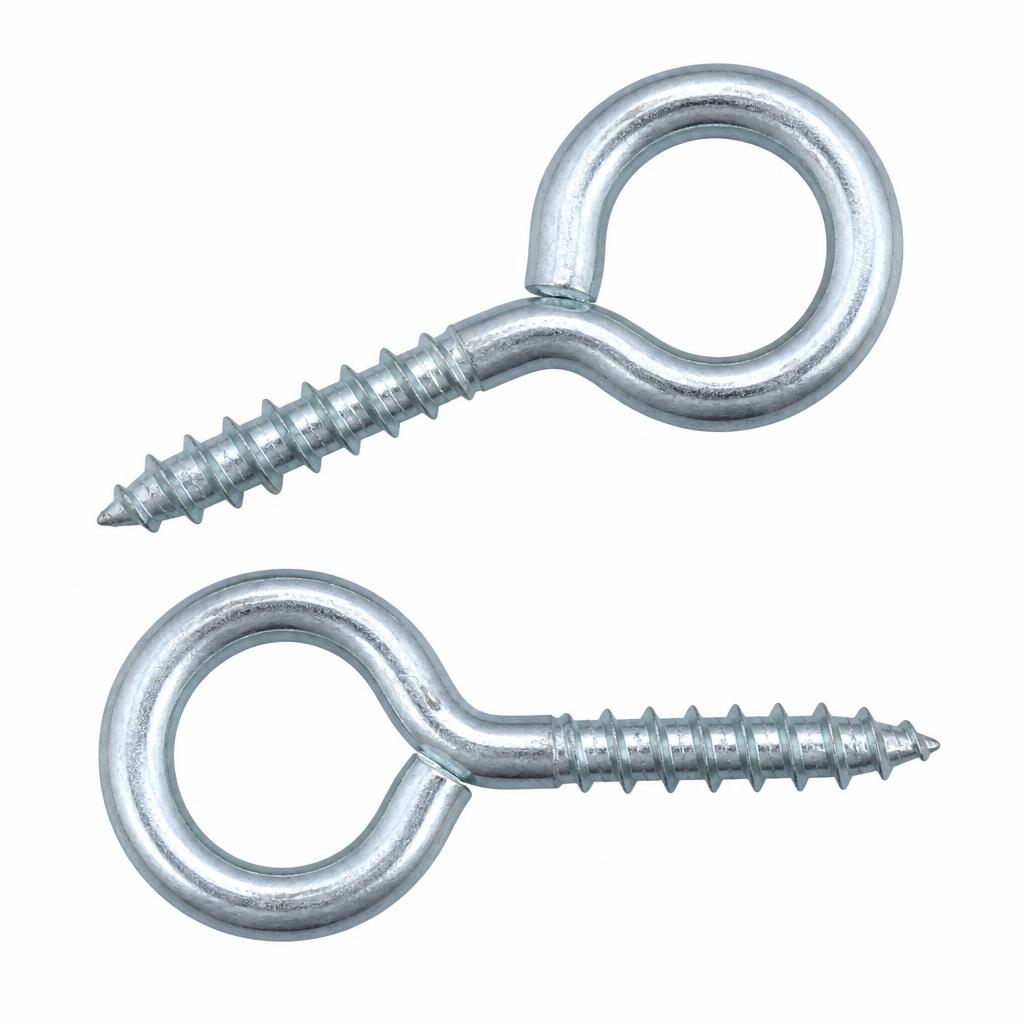 Galvanised screw eyes