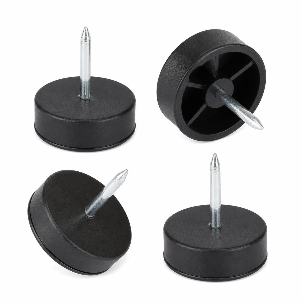 Plastic furniture glides 25 mm